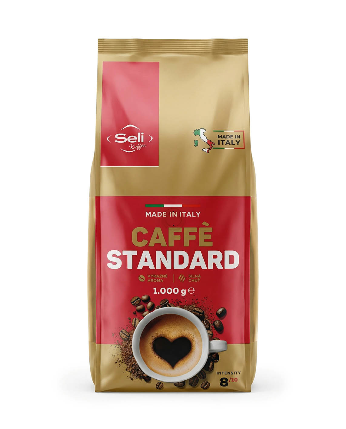 Seli Standard 1000g mletá cena za kartonové balení
