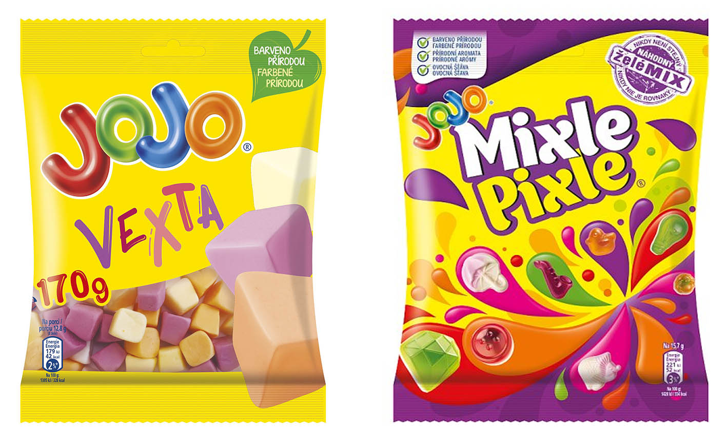 JoJo 170g Mix 20xVexta, 10xMixle Pixle cena za kartonové balení