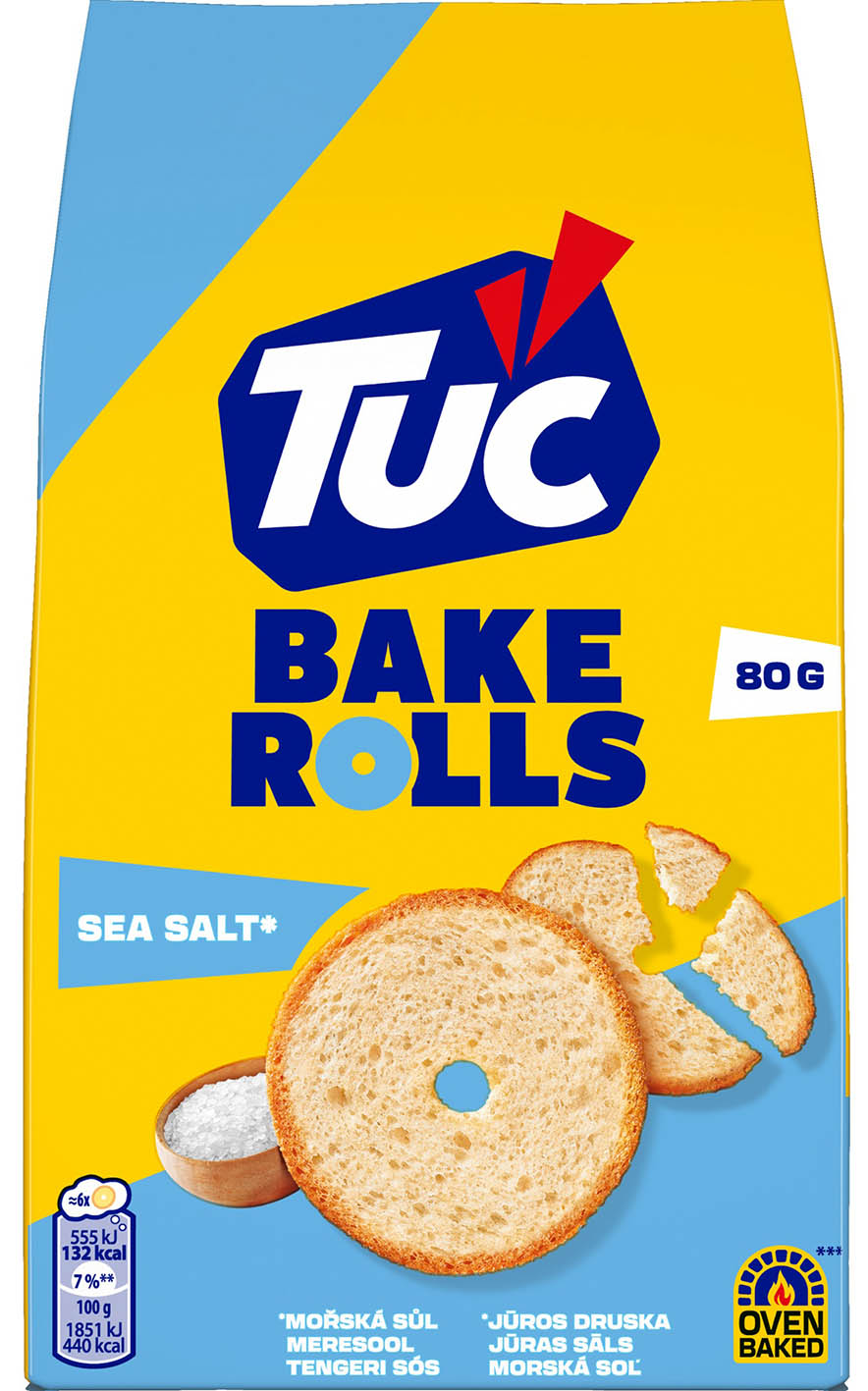 TUC Bake Rolls příchuť Sůl 80g