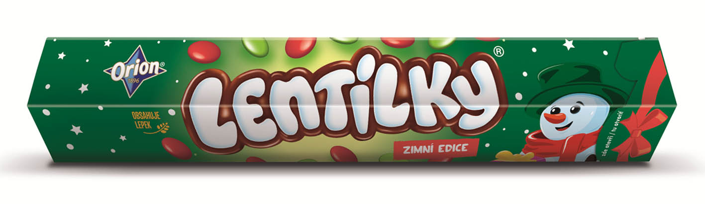 Lentilky Vánoční DUO červené-zelené 120g LE