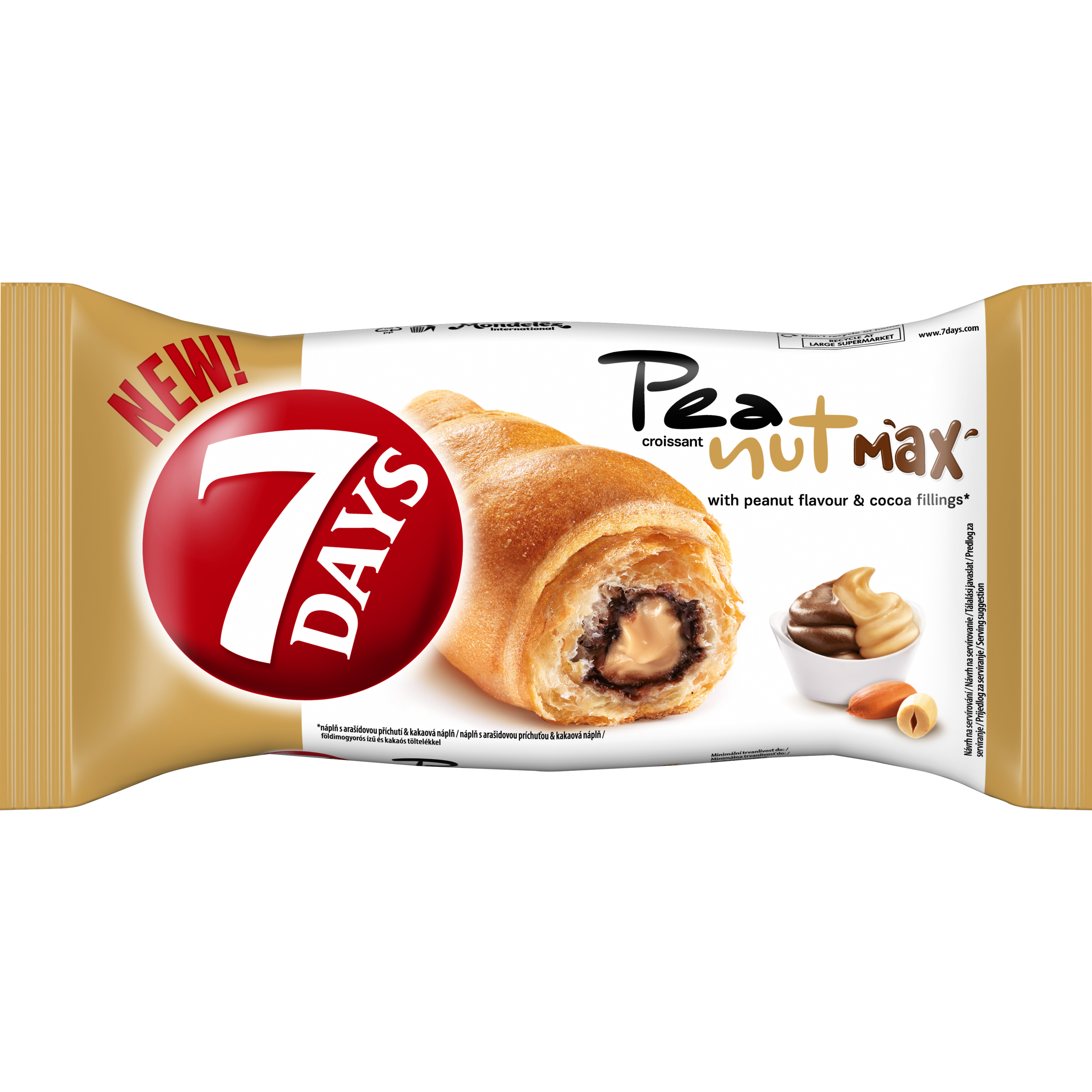 Croissant 7days arašídový 80g