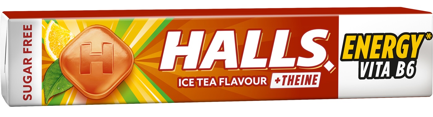 Halls s přích čern čaje s citr 32g cena za kartonové balení