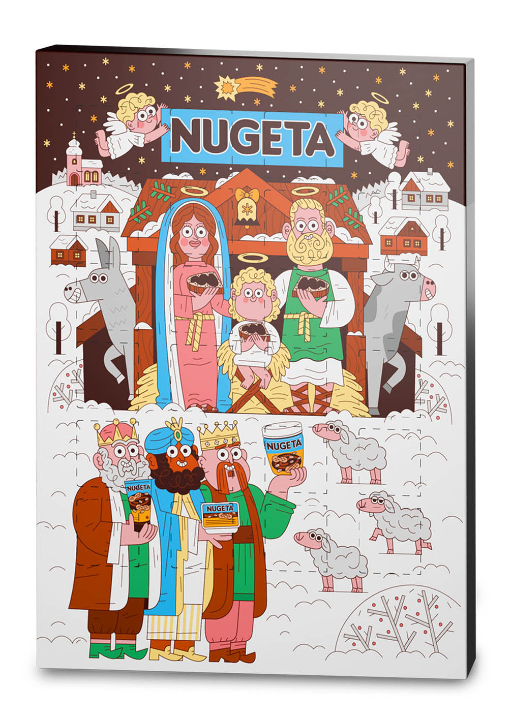 Adventní kalendář Nugeta 50g