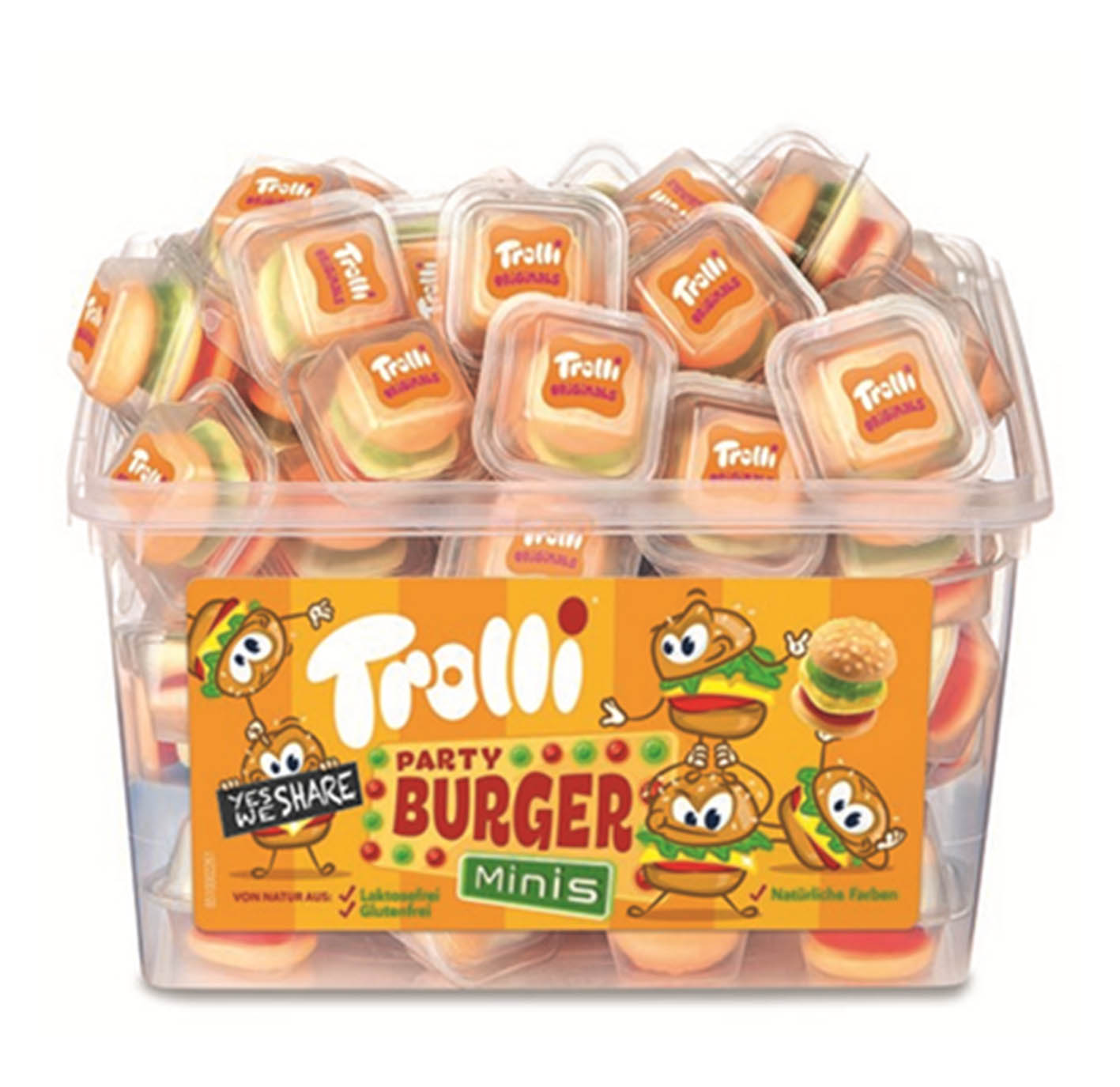 Trolli Mini Burger 10g cena za kartonové balení