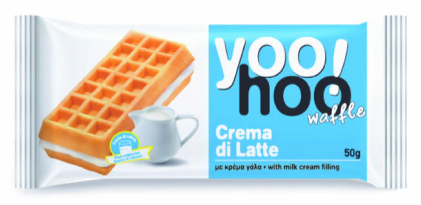 Yoo! Wafle Mléčné 50g cena za kartonové balení