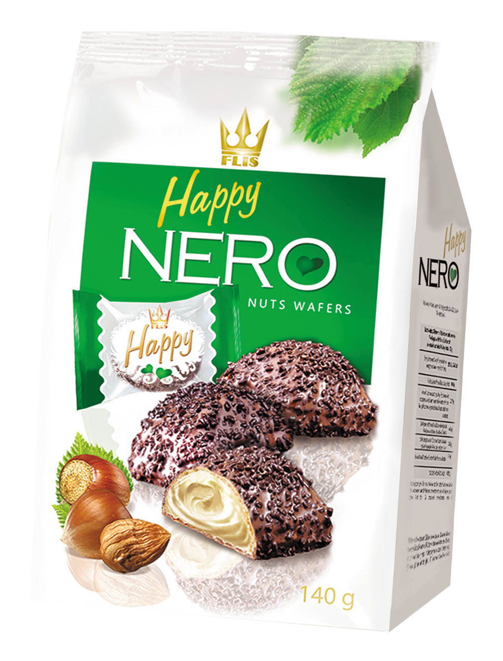 Happy Nero Oplatky 140g oříšek cena za kartonové balení