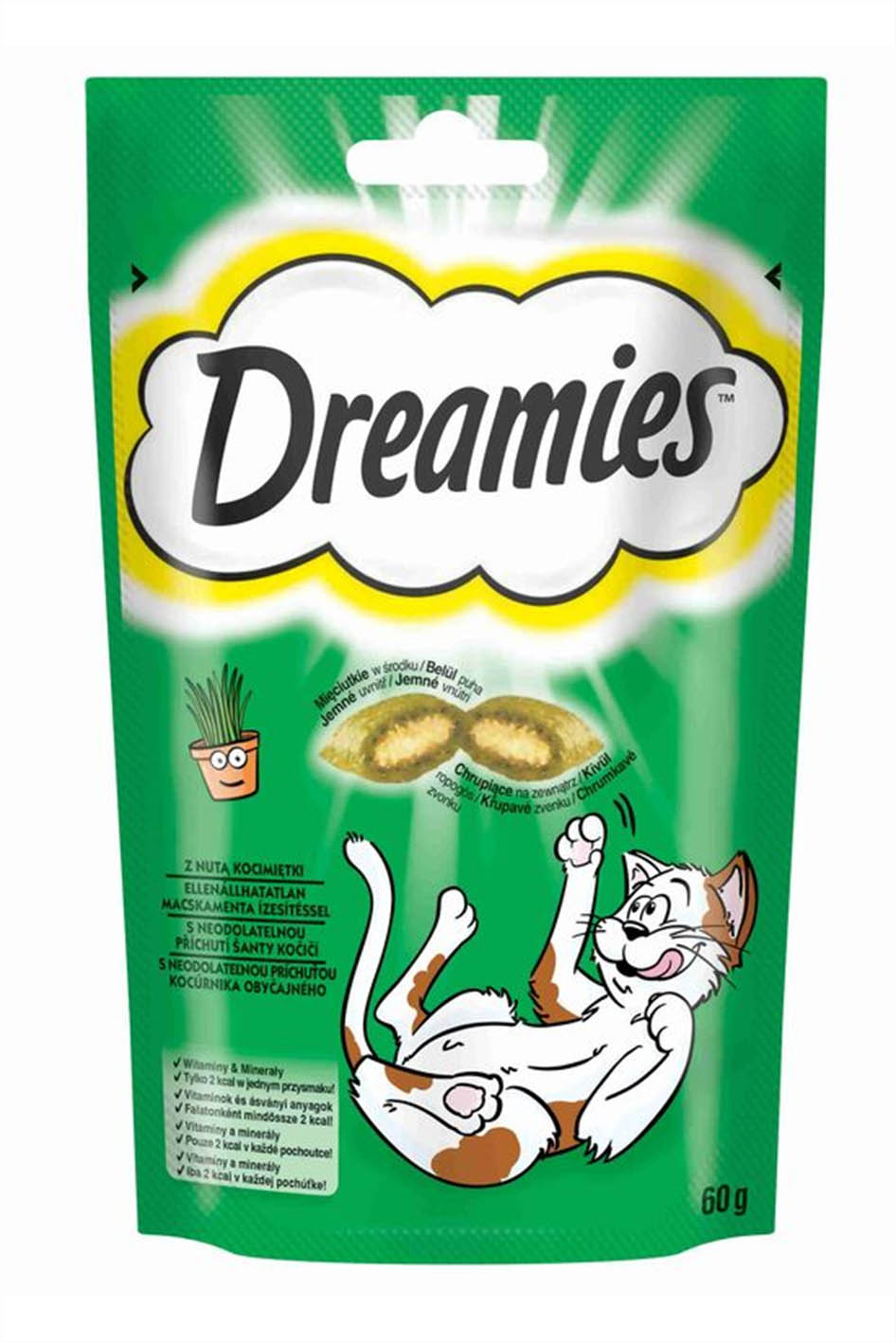 Dreamies Catnip (šanta kočičí) 60g