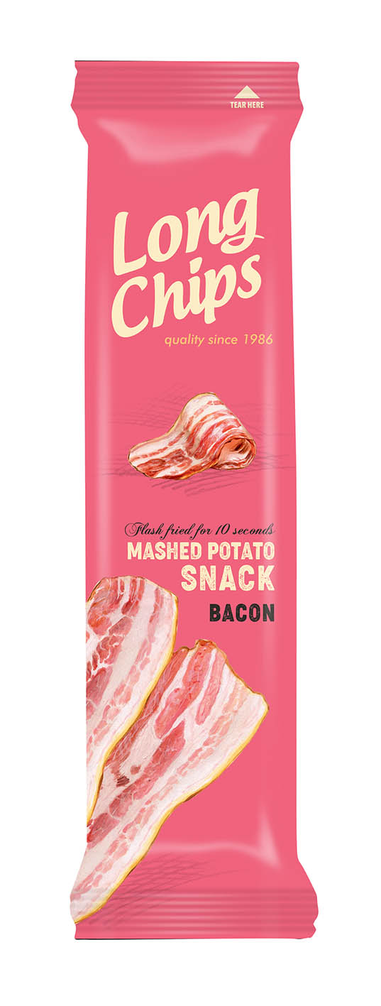 LONG Chips slanina 75g cena za kartonové balení