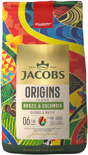 Jacobs Origins Fusion Brazil & Colombia 1000g