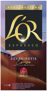 L'Or Espresso Scandinavia kapsle 10ks cena za kartonové balení