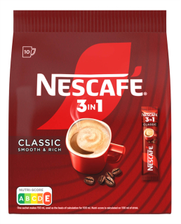 Nescafé 3v1 10x16,5g    SÁČEK                                cena za kartonové balení