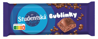 Studentská pečeť Bublinky 36g Mléčná cena za kartonové balení
