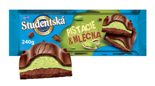 Studentská pečeť 225g Pistácie Mléčná