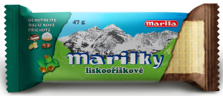 Marilky lískooříškové 47g RETRO obvodově máčená              cena za kartonové balení