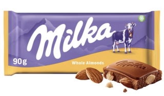 Milka Whole Almond 90g