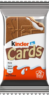 Kinder singl Cards T2 25,6g                                  cena za kartonové balení