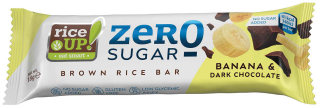 RiceUp tyčinka zero Banán hořká čokoláda 18g                 cena za kartonové balení