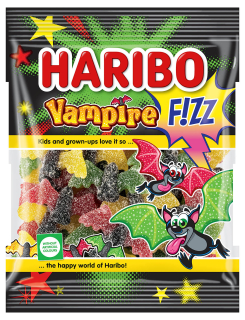 Haribo Vampire FIZZ 175g cena za kartonové balení