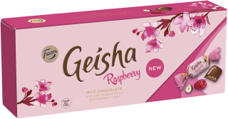 Geisha bonboniéra  RASPBERRY 250g