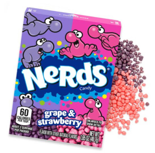 Nerds MALÉ Strawb Grape 47g