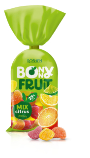 Roshen Bonny Fruit Citrus mix 200g                           cena za kartonové balení