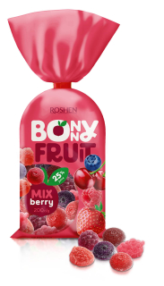 Roshen Bonny Fruit Berry mix 200g                            cena za kartonové balení