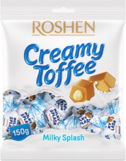 Roshen Creamy Toffee (Milky Splash) 150g