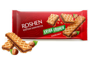 Roshen Wafers Sandwich Extra Crunch Nut 142g