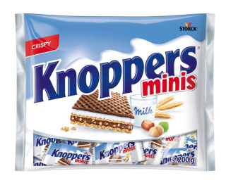 Knoppers Minis 200g                                          cena za kartonové balení