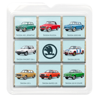 Čokoládové puzzle Škoda 45g