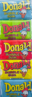 Donald - Bubble gum 5pack - náhodný mix barev 22,5g          cena za kartonové balení