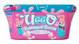 Uggo Bubblegum Bottle 200g cena za kartonové balení