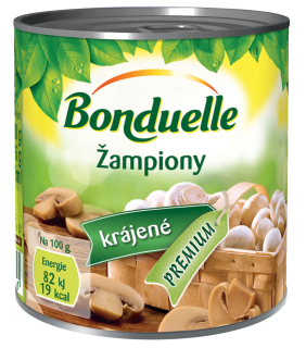 Bonduelle Žampiony krájené 212ml