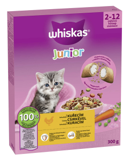Whiskas granule Junior Kuře 300g