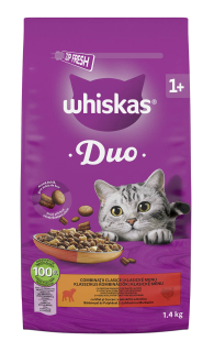 Whiskas granule DUO Jehně Krůta 1,4kg