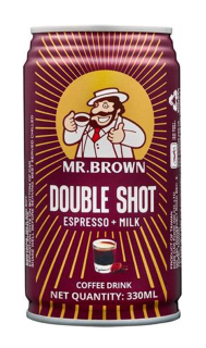 MrBrown Double Shot Espresso+Milk 330ml
