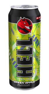 Hell Green Apple 500ml                                       cena za kartonové balení
