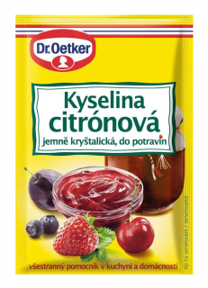 Dr.Oetker Kyselina citrónová 25x20g cena za kartonové balení