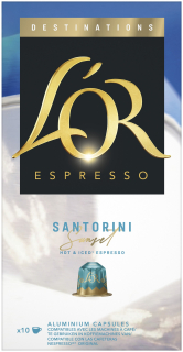 L'Or Espresso Santorini kapsle 10ks cena za kartonové balení