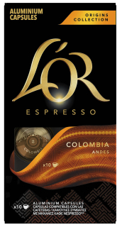 L'Or Colombia kapsle 10ks cena za kartonové balení