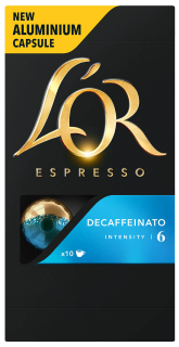 L'OR Espresso Decaffeinato Intenzita 6 cena za kartonové balení