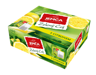 Jemča Čaj zelený s citronem 100x1,5g