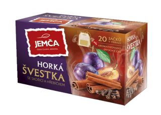 Jemča Horká Švestka se skořicí a hřebíčkem 20x2g