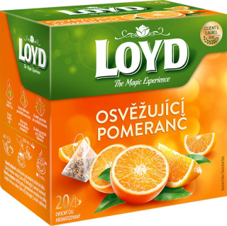 Loyd pyramida ovocný osvěžující Pomeranč 20x2g