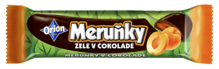 Orion Meruňky v čokoládě 45g cena za kartonové balení