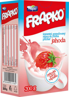 Frapko instantní granulovaný nápoj jahoda 200g