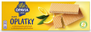 Opavia Zlaté oplatky CITRONOVÉ 146g