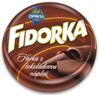 Opavia Fidorka Hořká s čokoládovou náplní 30g cena za kartonové balení
