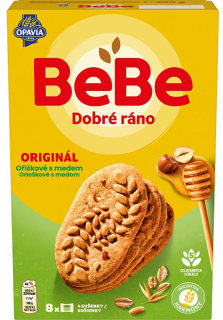 Opavia Bebe Dobré ráno Oříšek 400g cena za kartonové balení