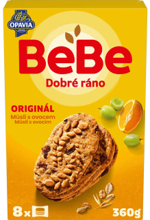 Opavia Bebe Dobré ráno Musli ovoce 360g cena za kartonové balení